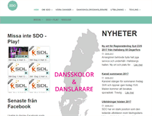 Tablet Screenshot of dansskola.org